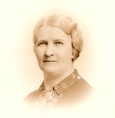 Porträtt av Hilda Ericksson Wilson i New York, USA, 1937