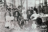 Söndagsutflykt med familjen Lundberg i Skanee i Michigan i USA, 1901