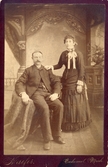 John-Eric Smith med frun Christina i USA, 1890-tal