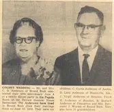 C.D Andersson firar guldbröllop, 1962