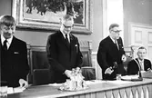 Stadsfullmäktiges sammanträde i sessionssalen i Rådhuset, 1970