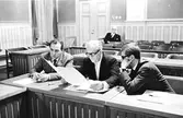 Stadsfullmäktiges sammanträde i sessionssalen i Rådhuset, 1970