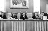 Stadsfullmäktiges sammanträde i sessionssalen i Rådhuset, 1970