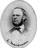 Porträtt av C. Hartman, 1863