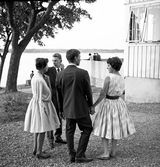 Sällskap vid Hasselbacken i Öregrund