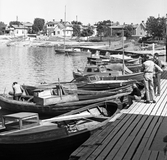 Motorbåtar i Öregrunds hamn