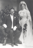 Anna Augusta Jansson med sin make i USA, 1907