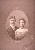 Josefina Fredrika Jansson med sin make, år 1900