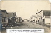 Vykort över Main Street Starbuck, Minnesota, USA, 1910