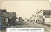 Vykort över Main Street Starbuck, Minnesota, USA, 1910