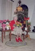 Elsa Nelson på sin 90-års dag i USA, 1989