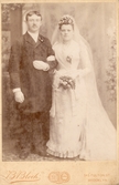 Bröllopsfoto i Brooklyn, New York, 24 december 1890