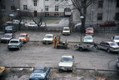 Markundersökning på parkering på Kungsgatan, 1982