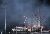 Rökfyllt vid branden vid Gotthards, april 1982