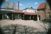 Förråd på Kungsgatan 26 före rivning, 1982