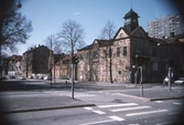 Rivningshus i hörnet Kungsgatan 24, 1982