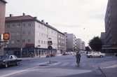 Drottninggatan mot söder från Änggatan, 1970-tal