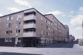 Änggatan mot Drottninggatan från Köpmangatan, 1970-tal