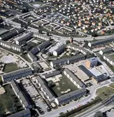 Flygfoto över Tybble, 1970-tal