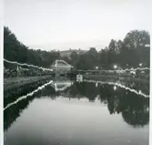 Västerås.
Svartån mot söder. Med Slottet och Turbinhuset.