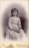 En ung flicka i Karlskoga kyrkoby, cirka 1897