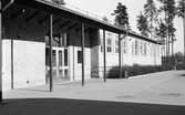 Entre till Mariebergsskolan i Mosås, 1974
