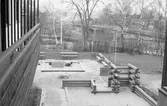 Lekplats på Torgvägen i Odensbacken, 1974