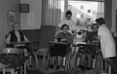 Boende och personal på Tybblehemmet, 1974