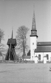 Glanshammars kyrka och klockstapel, 1974
