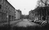Bilparkering på återvändsgata, 1974