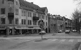 Korsningen Engelbrektsgatan - Rådmansgatan, 1974