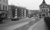 Trevägskorsning Sturegatan - Engelbrektsgatan - Floragatan, 1974