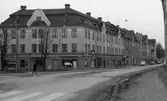 Gatuvy från Engelbrektsgatan, 1974