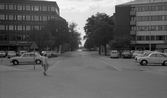 Sveriges Centralkassa vid korsningen Vasatorget - Hagagatan, 1974