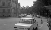 Parkerade bilar på Ringgatan, 1974