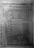 Västerås slott. Planritning av källarvåningen. Uppmätning av L.P. Nordstedt, 1842.