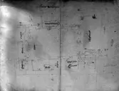 Västerås slott. Planritning våningen en trappa upp (mellanvåningen), 1600-tal.