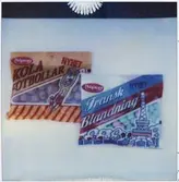 Nyheter juli 1986. Fransk blandning och kola fotbollar.