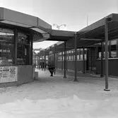 Passage till bussarna på busstationen, efter 1963