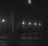 Konserthuset med nattbelysning, 1960-tal