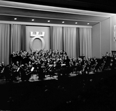 Musikföreställning med kör på Konserthuset, 1960-tal