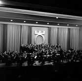 Musikföreställning med kör på Konserthuset, 1960-tal