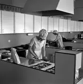 Elever i Virginska skolas skolkök, 1960-tal