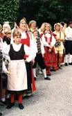 Ungdomsdansare från Glanshammar på Det stora kakkalaset Asker, 1998