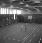 Basketmatch i Brickebackens skola, 1970-tal