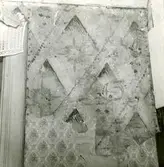 Schablonmålad tapet i Smens-Erskes, Älvsund.