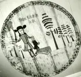 Bibliskt motiv där Abraham ska offra sin son till Gud.