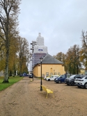 Vänersborgs kyrka. Renovering av tornet