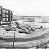 Bilparkering i Baronbackarna, 1960-tal