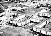Flygfoto över Baronbackarna, 1960-tal